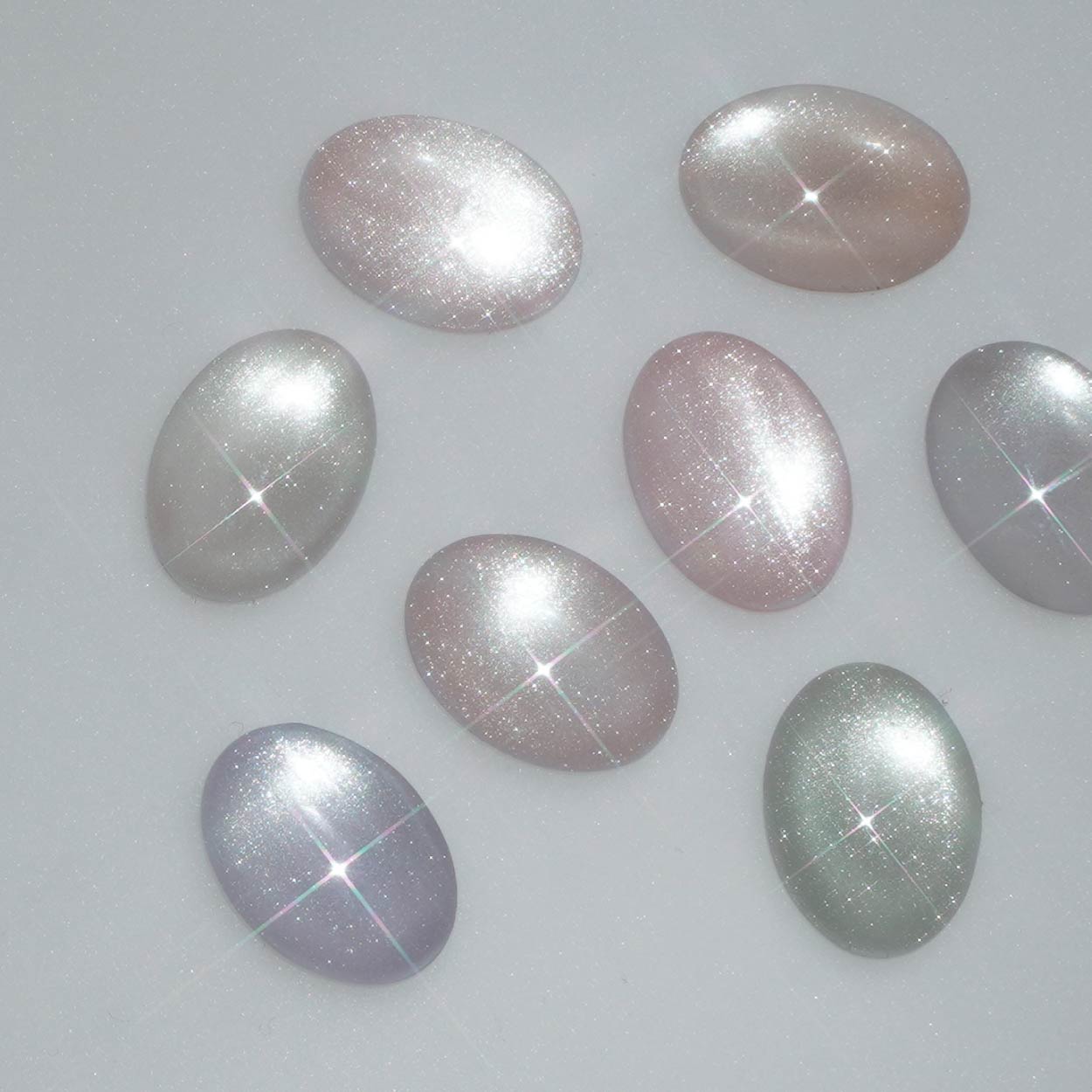BY MUSE Sheer Glass Magnetic Gel Polish, Set 8 x 10ml