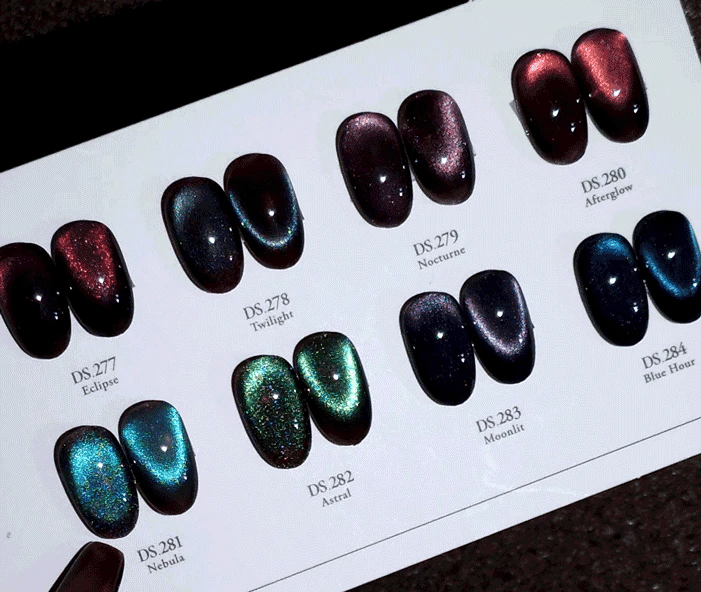 DGEL Signature Midnight Collection, Set 8x12ml