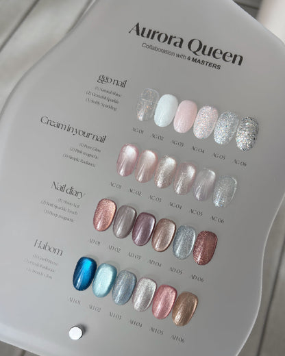 AURORA QUEEN ORE Cream in your nail Collection Master - Set 6 x 10ml