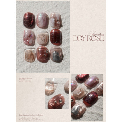 DGEL Signature Dry Rose Magnetic Gel Collection, Set 8 x 12ml