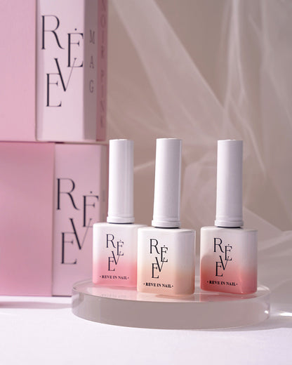 REVE IN NAIL Noir Pink Magnetic Gel Polish, Set 10 x 10ml