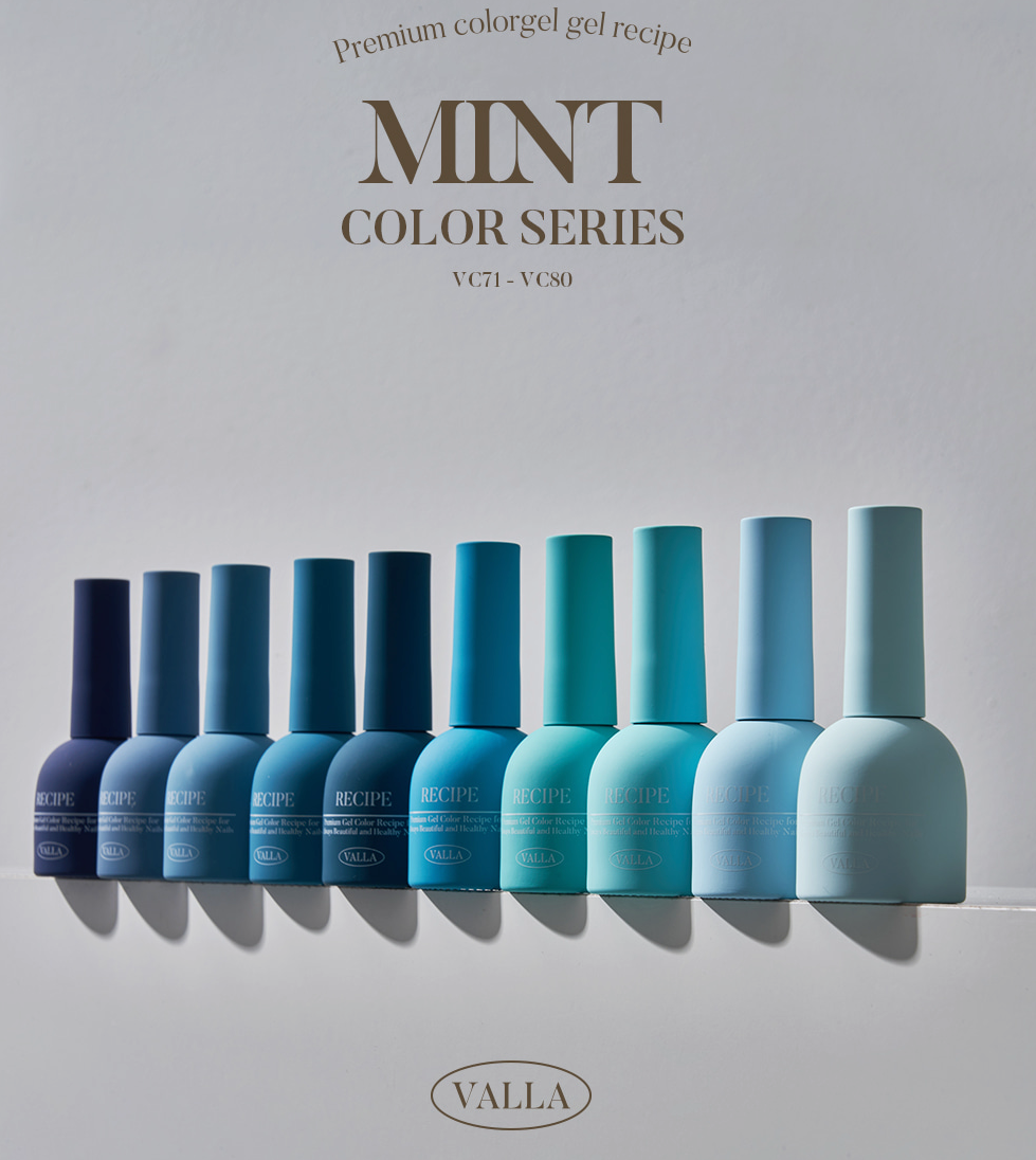 VALLA VC76 100 Non-Wipe Color Collection, 10ml