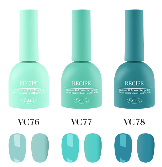 VALLA VC76 100 Non-Wipe Color Collection, 10ml
