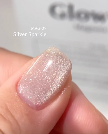 Mostive MAG07 Silver Sparkle Glow On Collection, 12ml