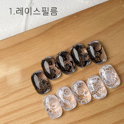 CLODI Super Nail Film Lace, Set 10pcs