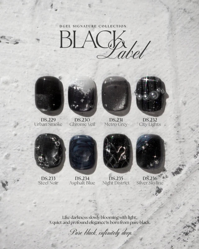 DGEL Black Label Collection, Set 8 x 12ml