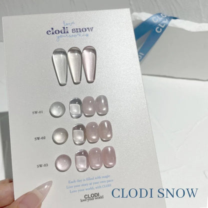 CLODI Snow Magnetic Gel, Set 3x8g
