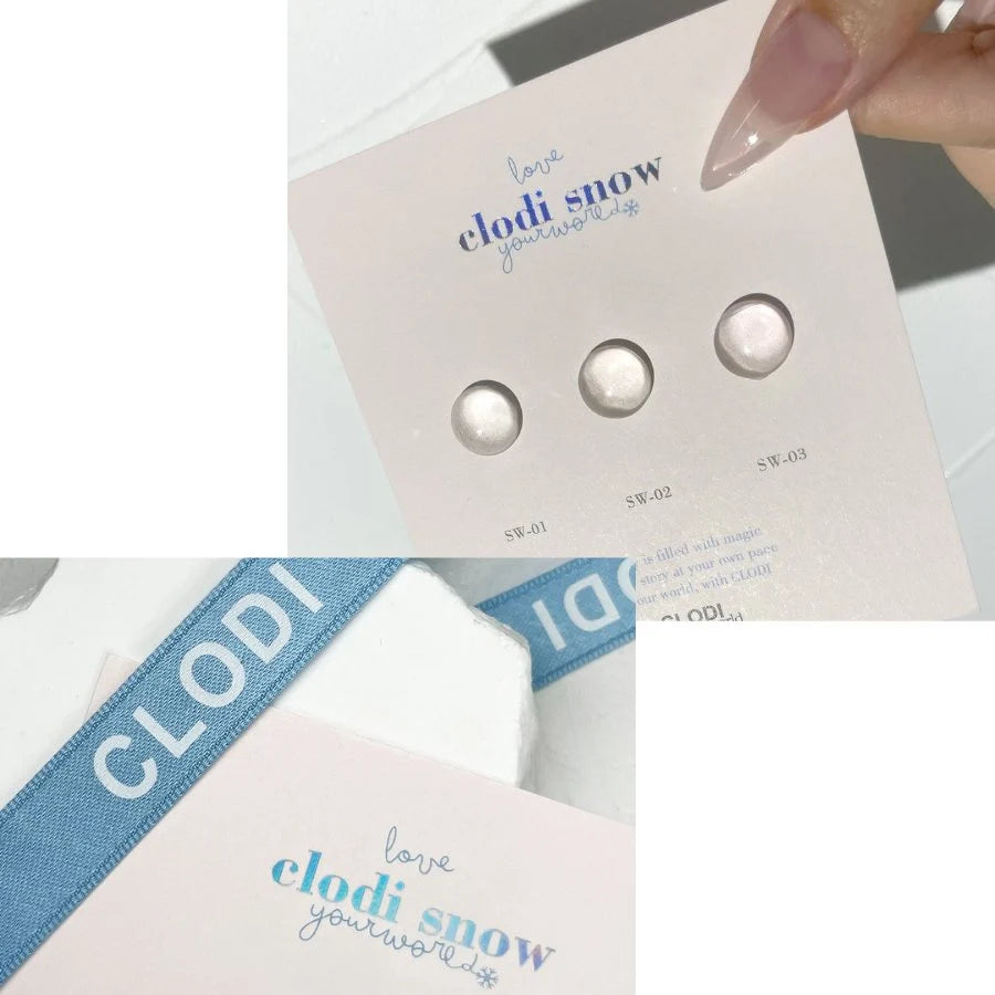 CLODI Snow Magnetic Gel, Set 3x8g