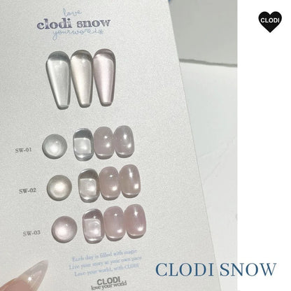 CLODI Snow Magnetic Gel, Set 3x8g