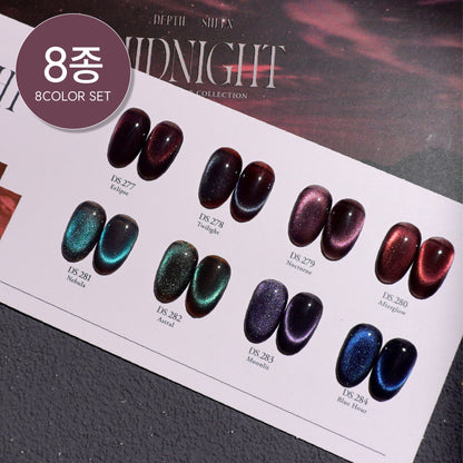 DGEL Signature Midnight Collection, Set 8x12ml