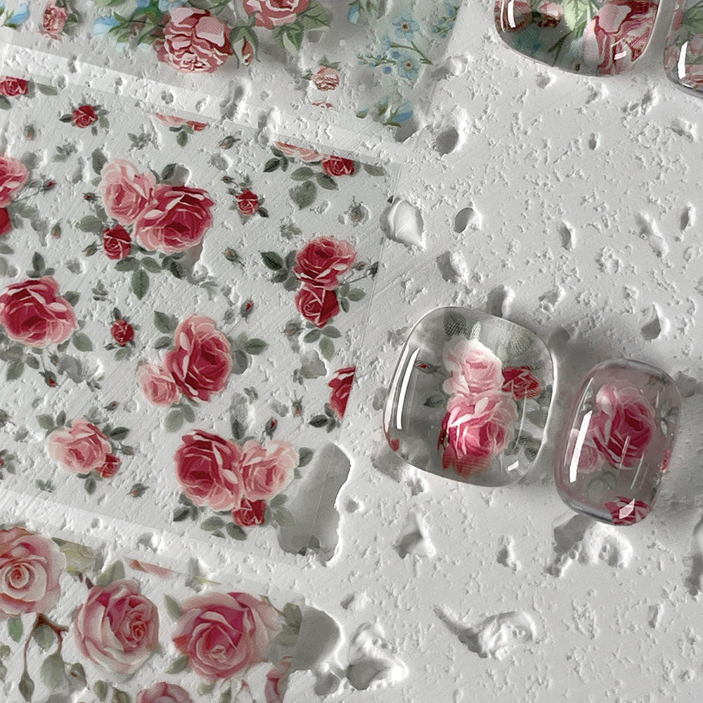 CLODI Super Nail Film Flower, Set 10x