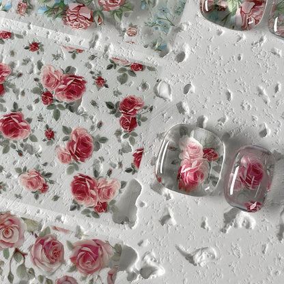 CLODI Super Nail Film Flower, Set 10x