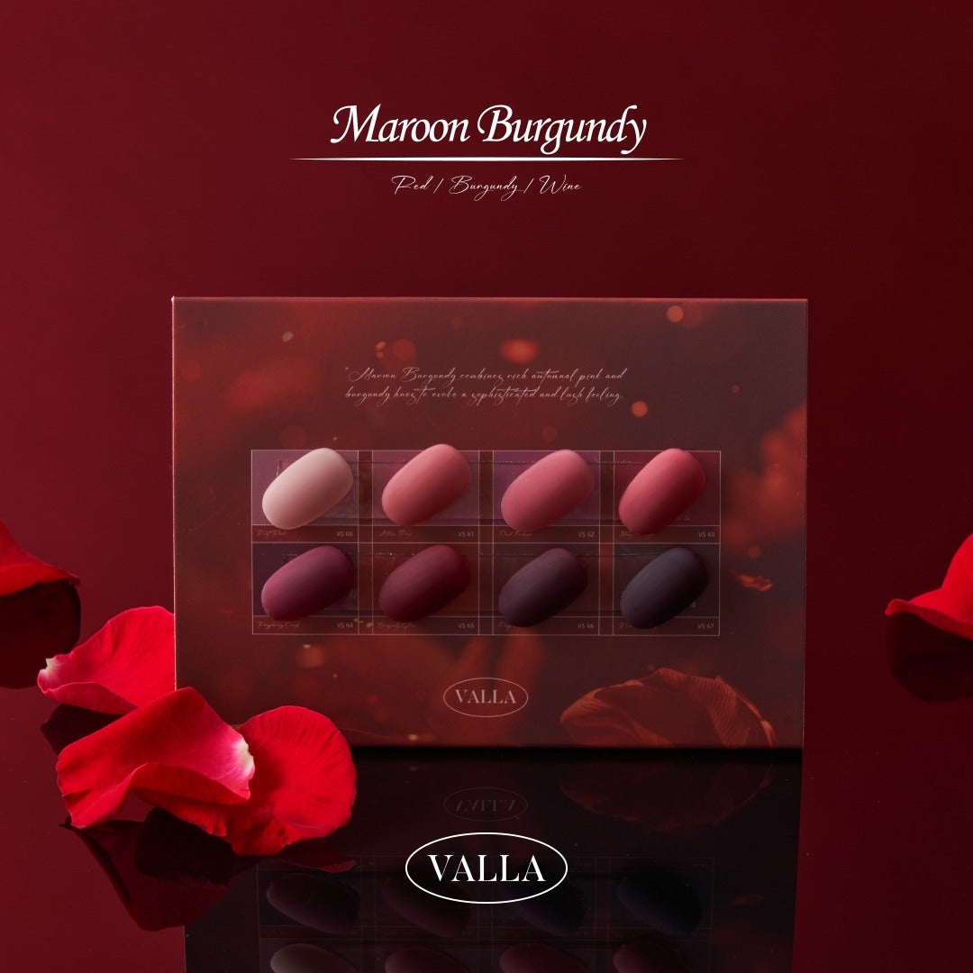 VALLA VS63 Maroon Burgendy Collection, 10ml