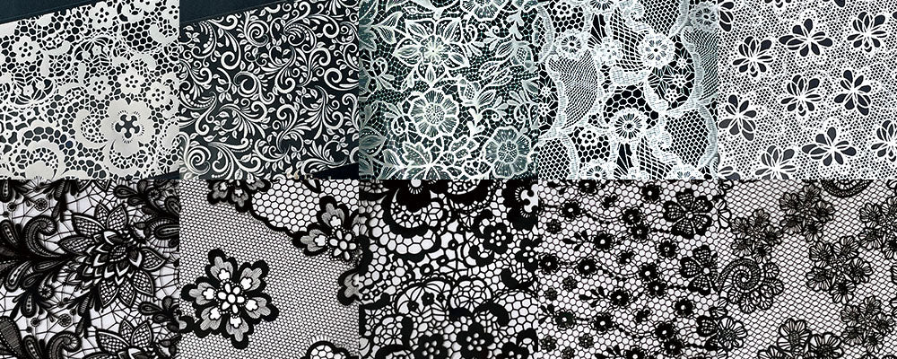 CLODI Super Nail Film Lace, Set 10pcs