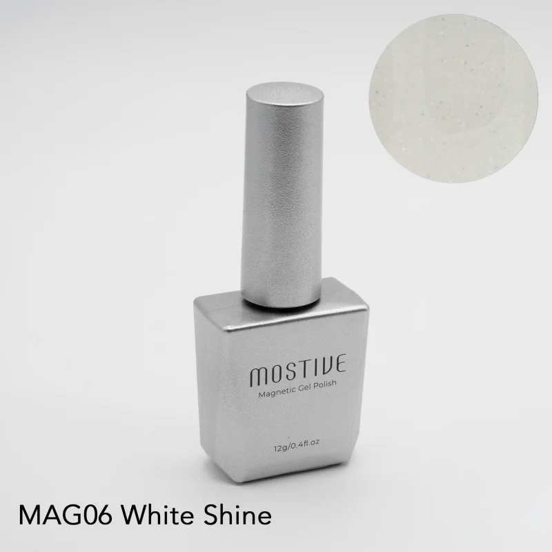 Mostive MAG06 White Shine Glow On Collection, 12ml