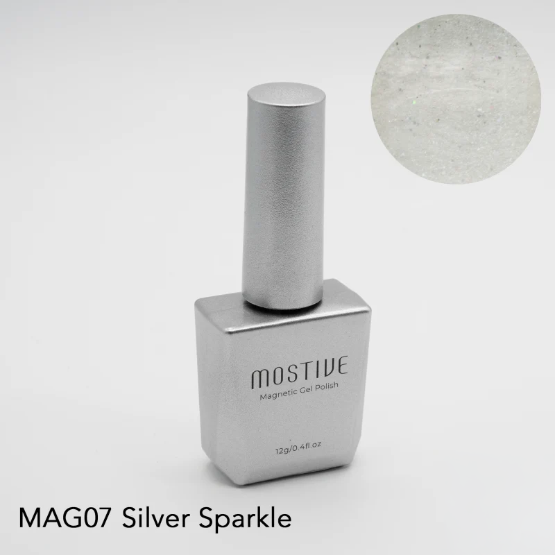 Mostive MAG07 Silver Sparkle Glow On Collection, 12ml