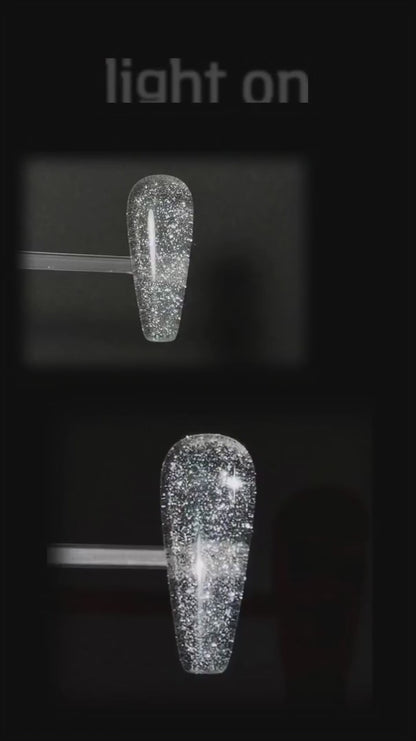 REVE IN NAIL Light On Glitter Gel Polish, Set 10 x 10ml
